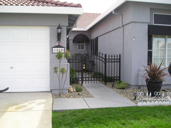 Wrought Iron Courtyard Gates Beverly Hills