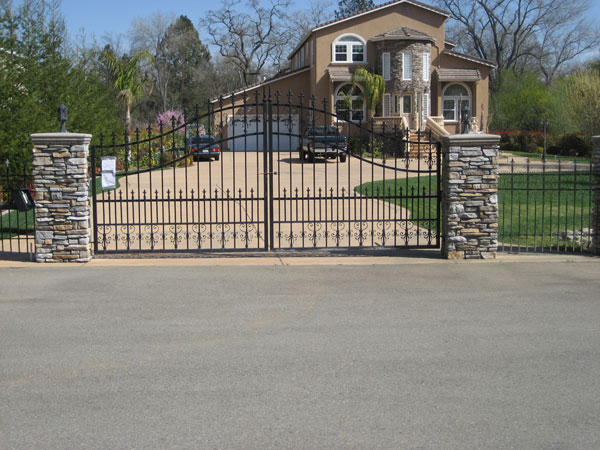 Wrought Iron Driveway Gates Beverly Hills