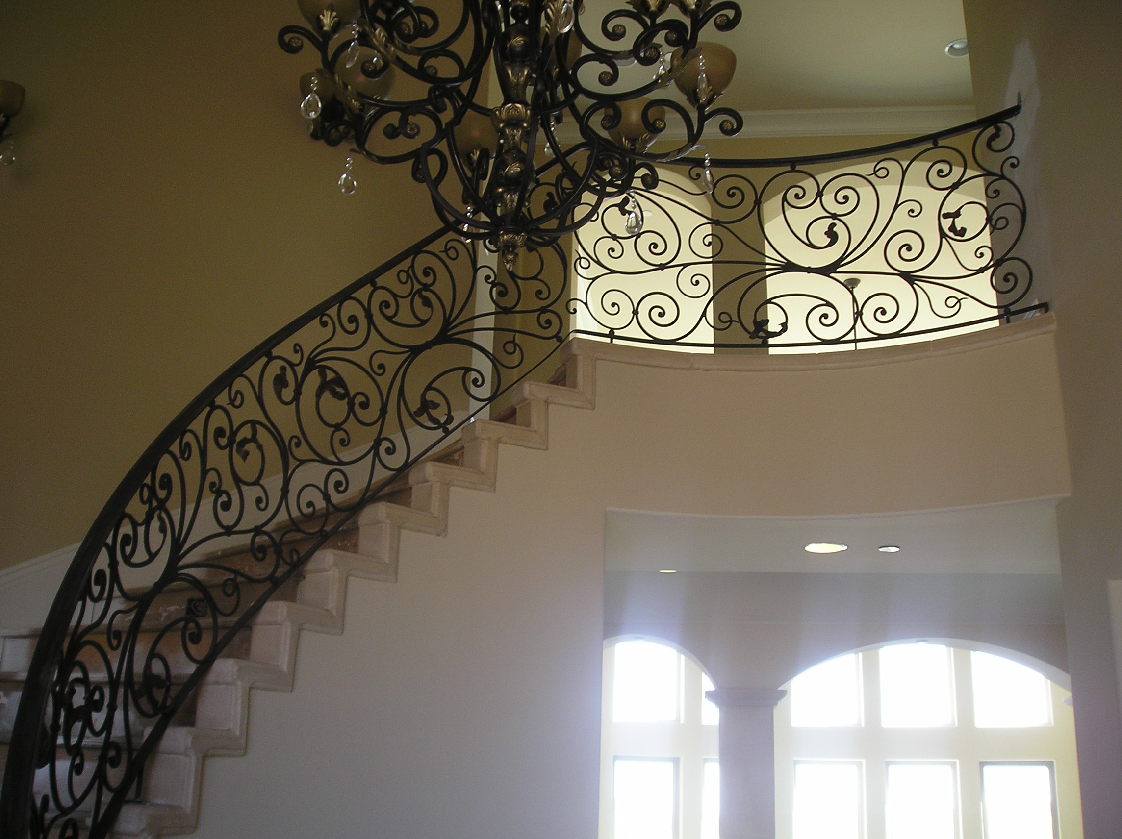 Interior Iron Stair Railings Beverly Hills